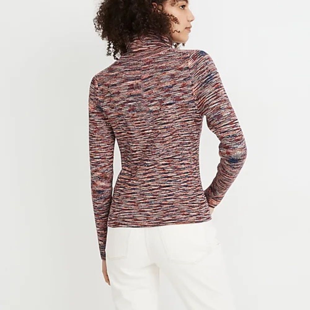 Madewell Space Dyed Lightweight Turtleneck Sweater Sz XS‎